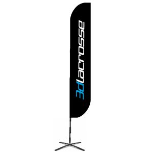 Feather Flag (Double-Sided Flag, Pole, Base) - 17ft Large