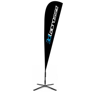 Teardrop Flag (Double-sided flag, Pole, Base) - 16ft Large